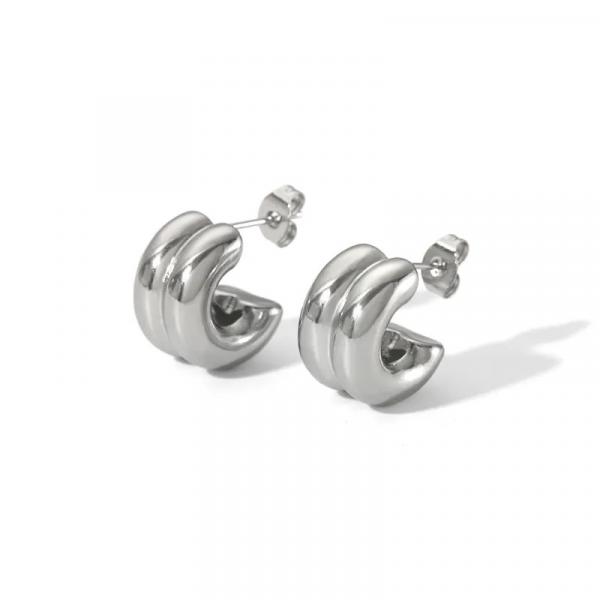 CC Silver Hoops