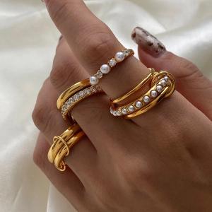 Shiny Stacked Ring