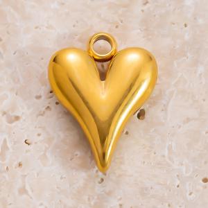 Corazón Dorado Charm