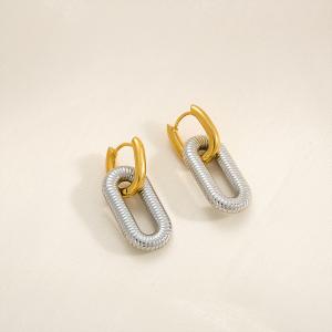 Andrea Earrings (silver & gold)